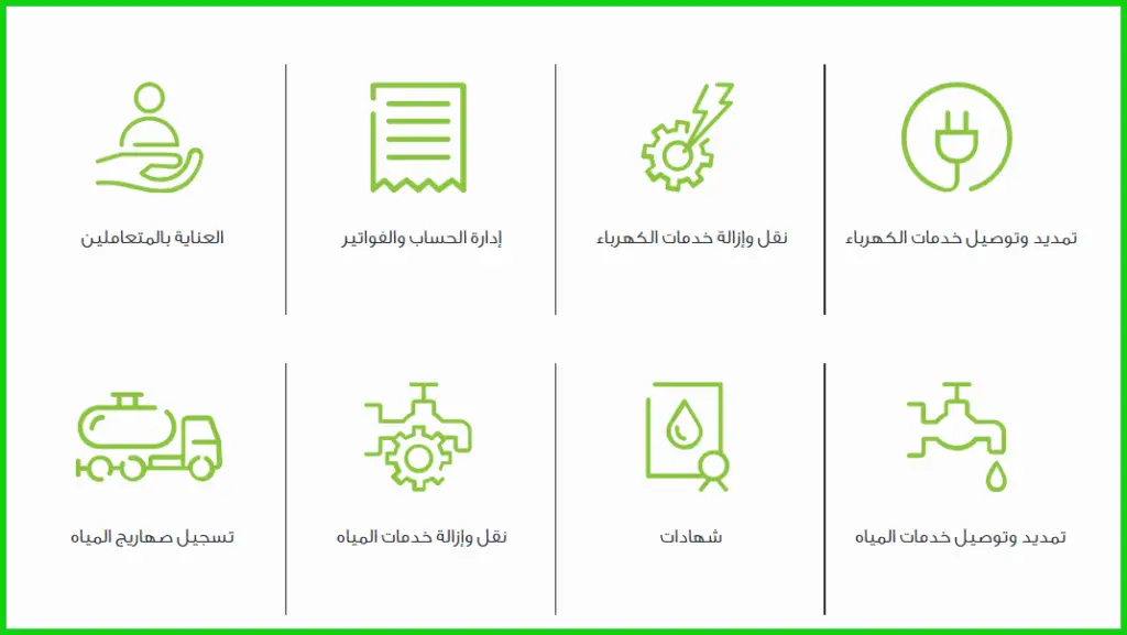  الخدمات الالكترونية شركة ابوظبي للتوزيع